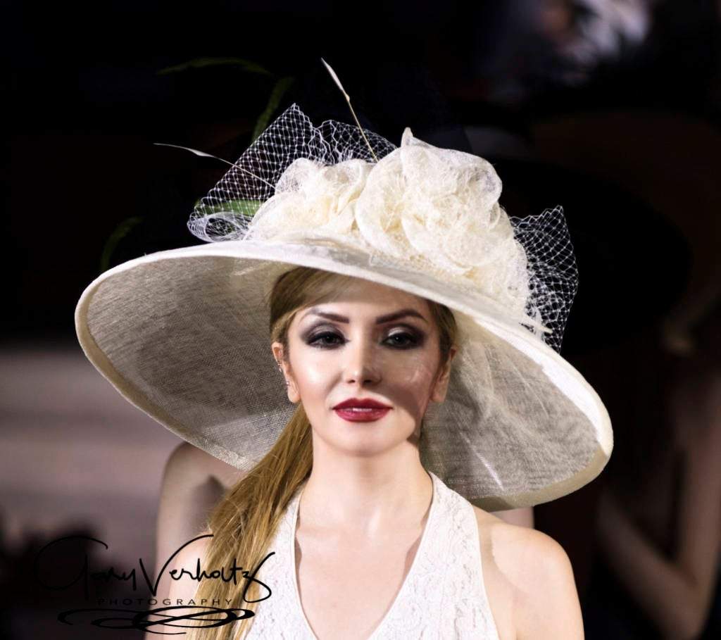 2017 collection, Designer hat.Kentucky derby hat, ivory hat, Royal ascot, couture hat, formal hat, fashion hat, wedding hat