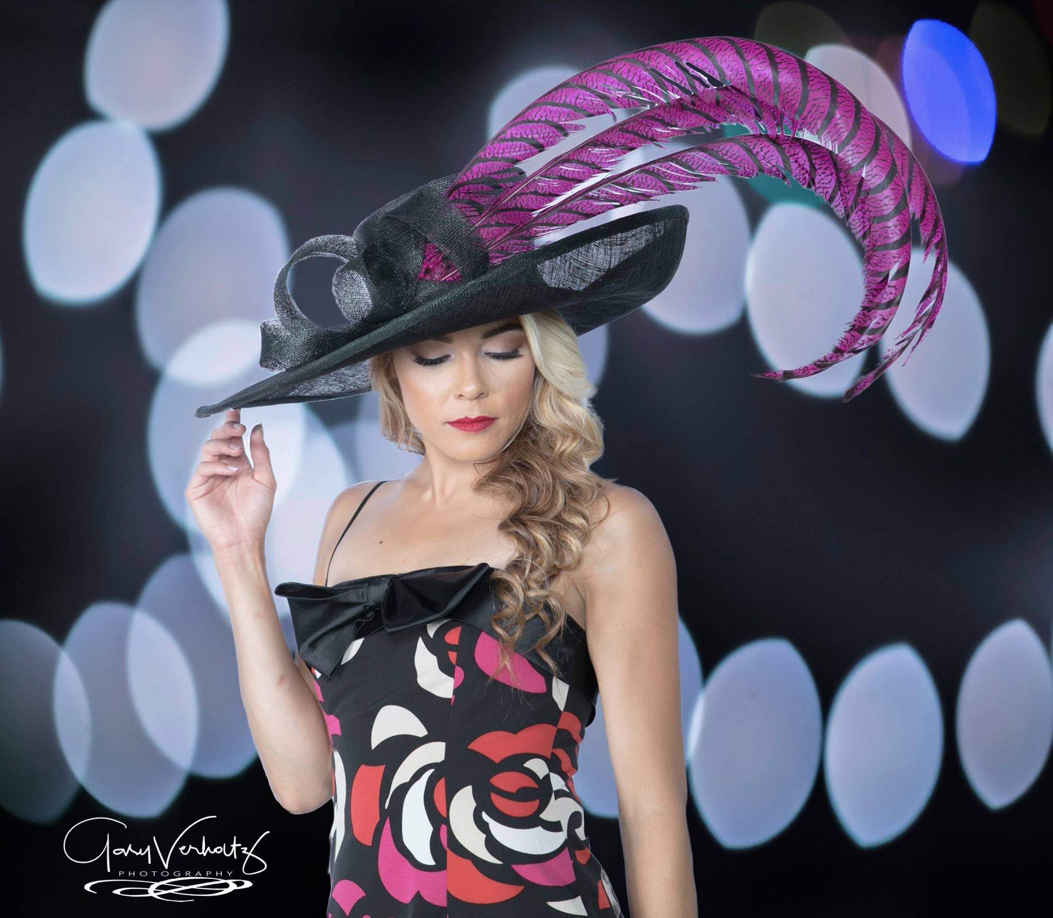 Kentucky Derby Hat. Formal hat. Del Mar , Black hat. Royal Ascot hat. Women Couture hat for weddings, races, church and other ocaasions