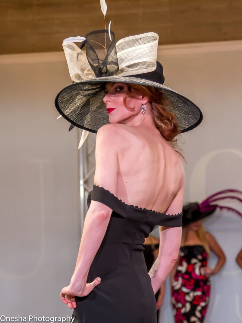 Kentucky Derby  hat. Derby Hat. Del Mar hat.  Formal hat. Black hat for Royal Ascot,  Couture hat, wedding, Ascot