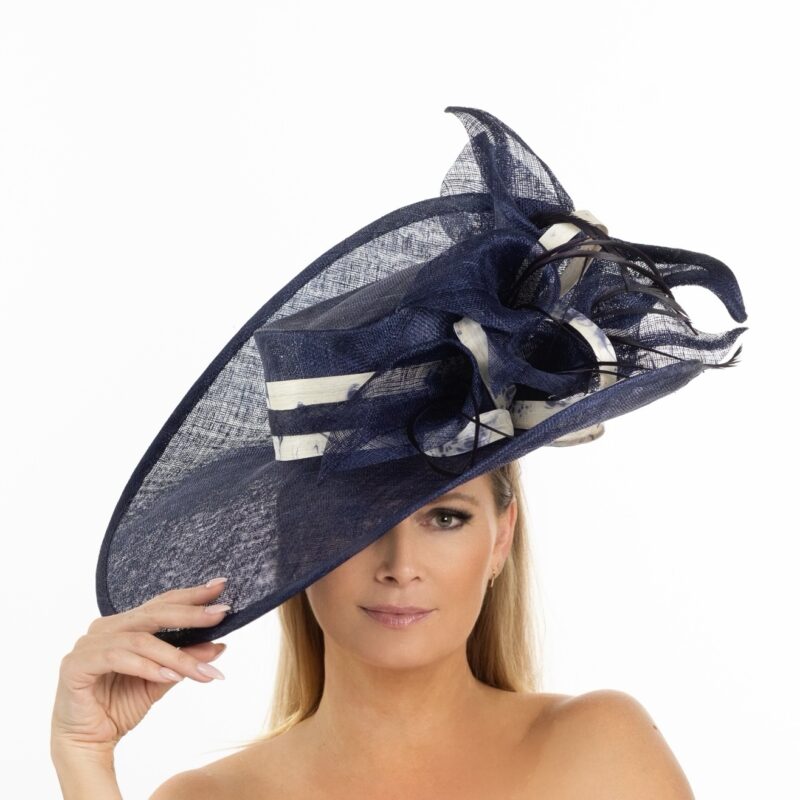 Kentucky Derby  navy blue hat